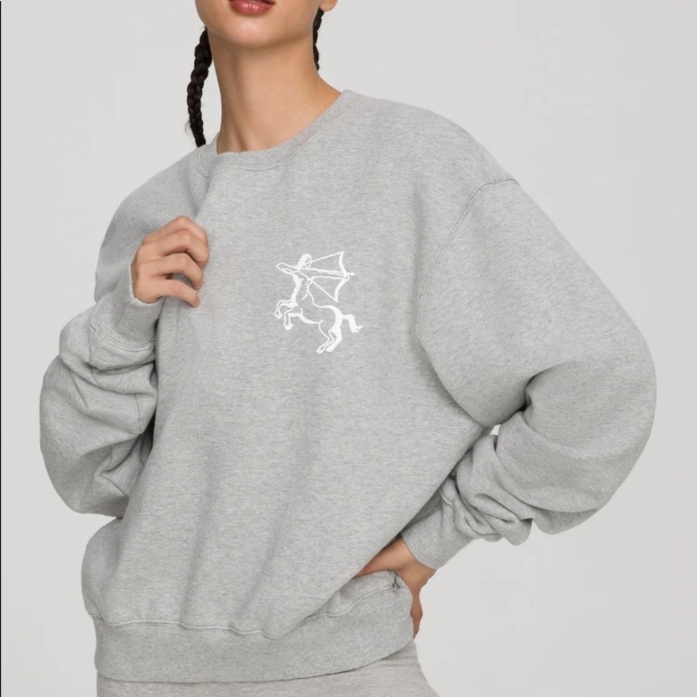 NWT Good American Sagittarius Boyfriend Sweatshirt